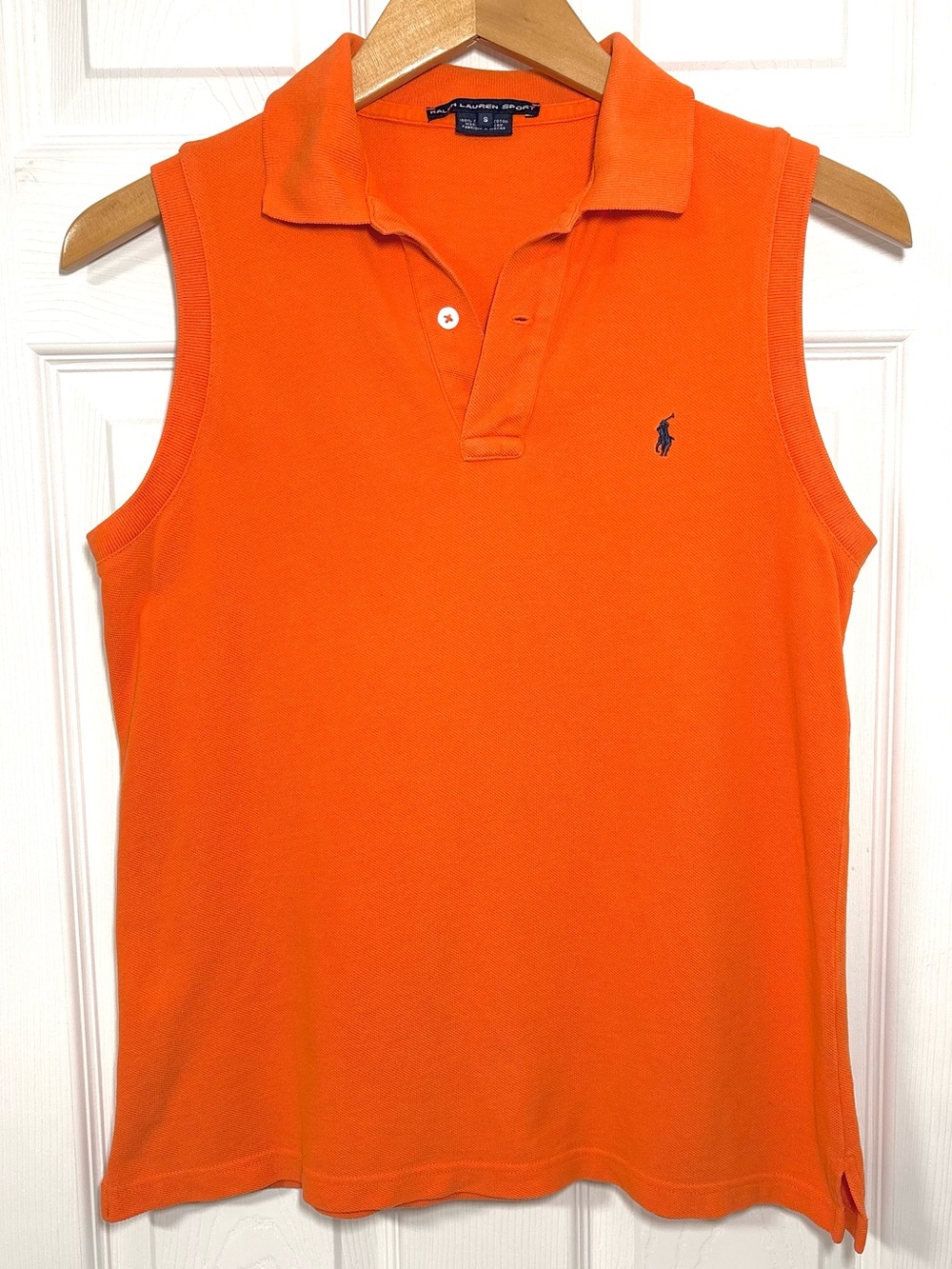 y2k Ralph Lauren Sport sleeveless polo top, size small